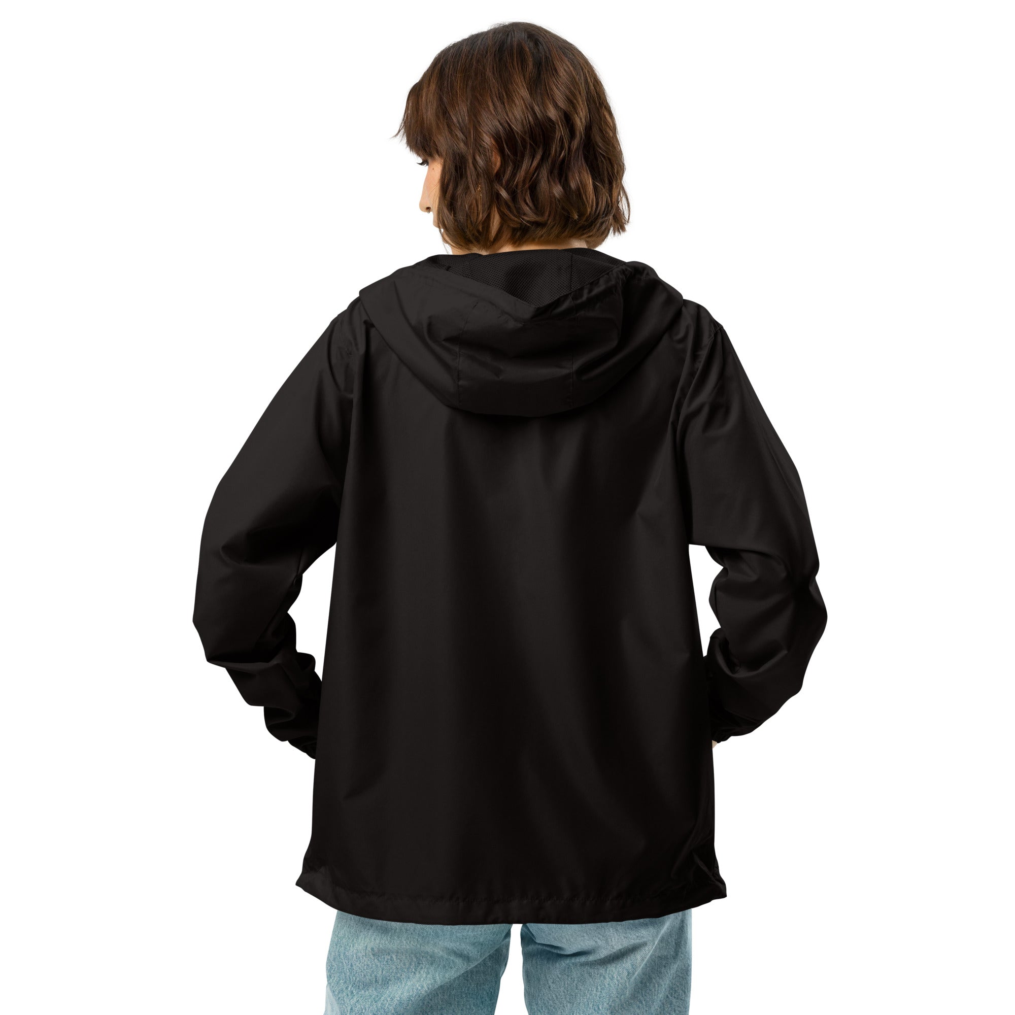 Unisex lightweight zip up windbreaker