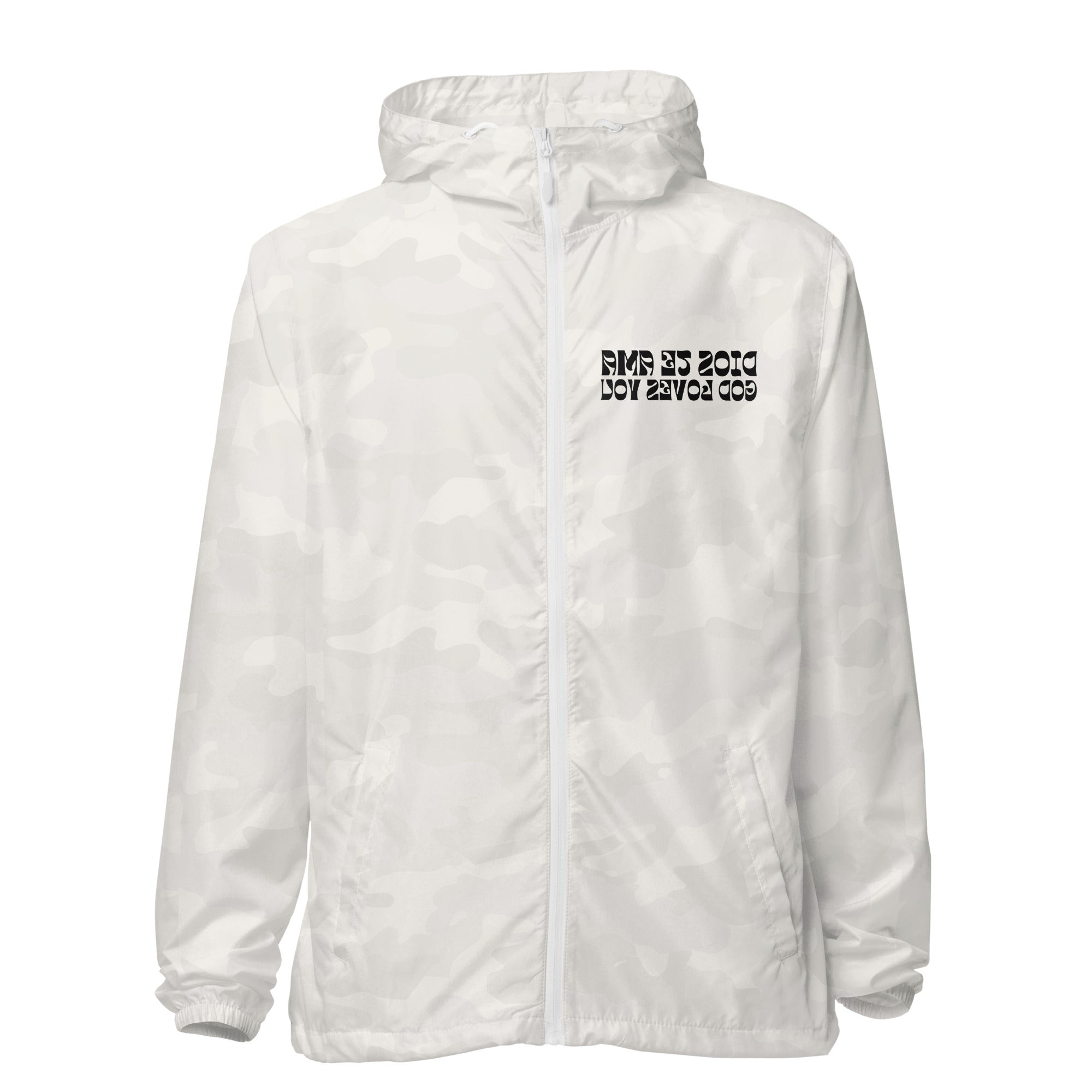 Unisex lightweight zip up windbreaker