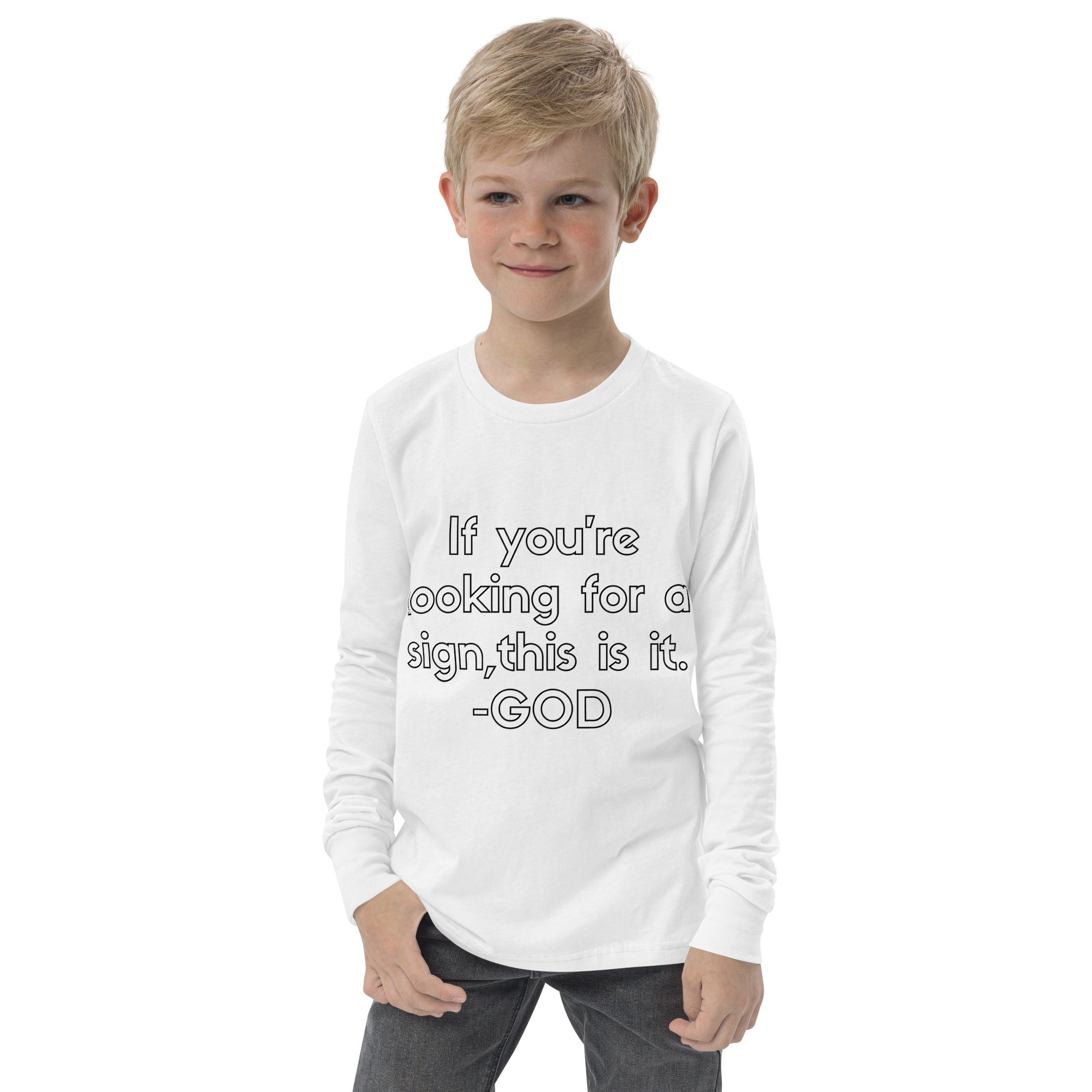 Youth long sleeve tee